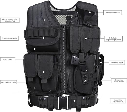 Airsoft Paintball Vest