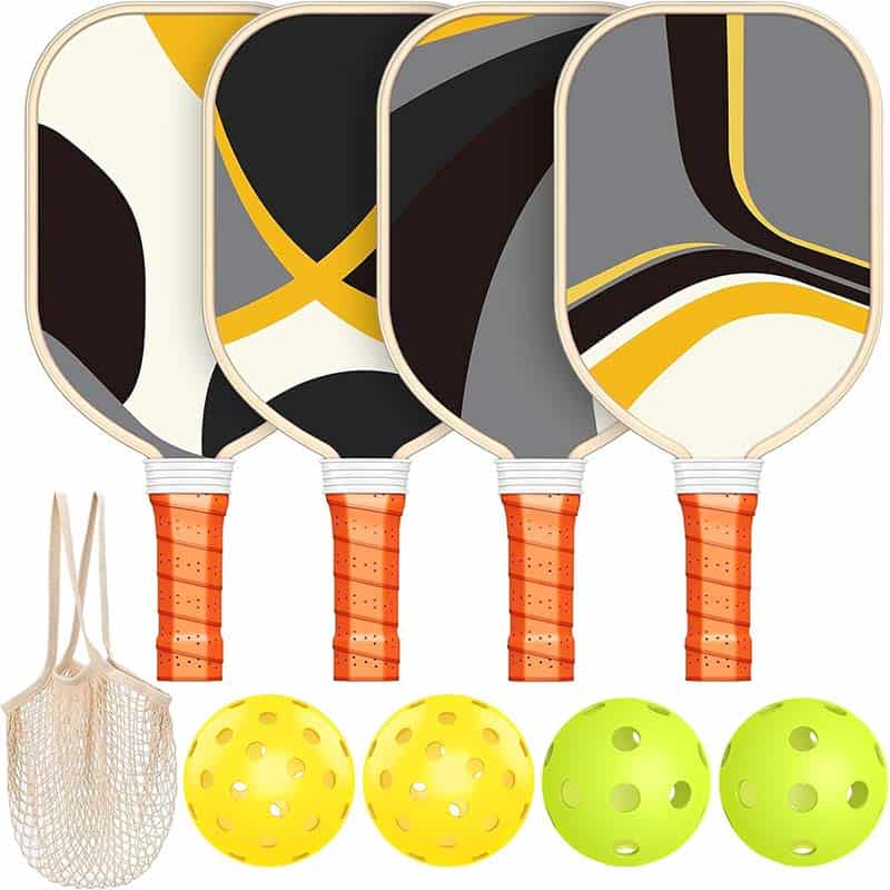 Pickleball Paddles Set of 4